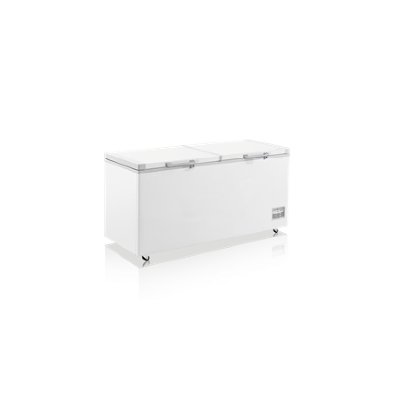 Freezer Dada Suhu Tunggal Bawah Melengkung Bukaan Atas