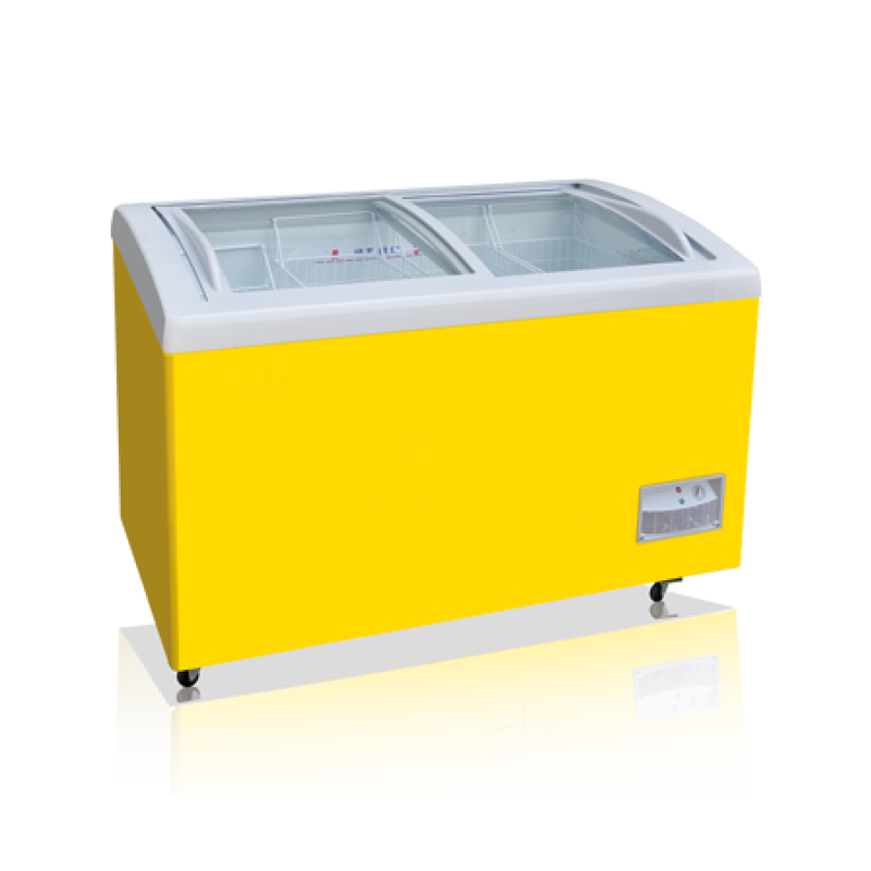 Freezer Dada Pintu Kaca